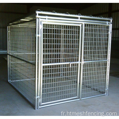 Cage de chiens soudés de chenil lourd